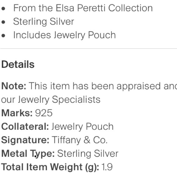 Authentic Tiffany & Co. Open Heart Earrings Sterling Clean - Picture 5 of 5